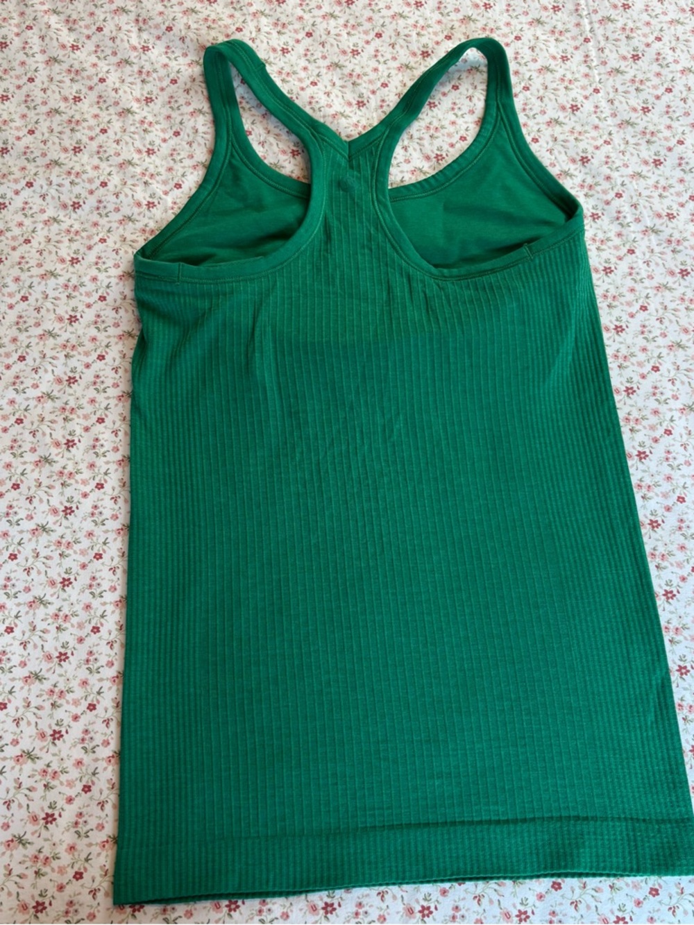 lululemon athletica Ribbed Racerback Tank in Raceway Green - Picture 6 of 8